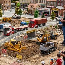 İkitelli RC Park - Model Tır ve Dozer Deneyimi İkitelli Mall of İstanbul karşısında bulunan minyatür RC model tır ve iş makineleri parkuru genel görünümü.
